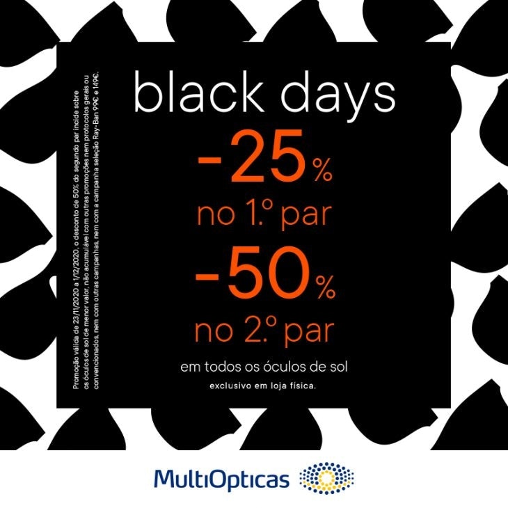 Black Days em óculos de sol