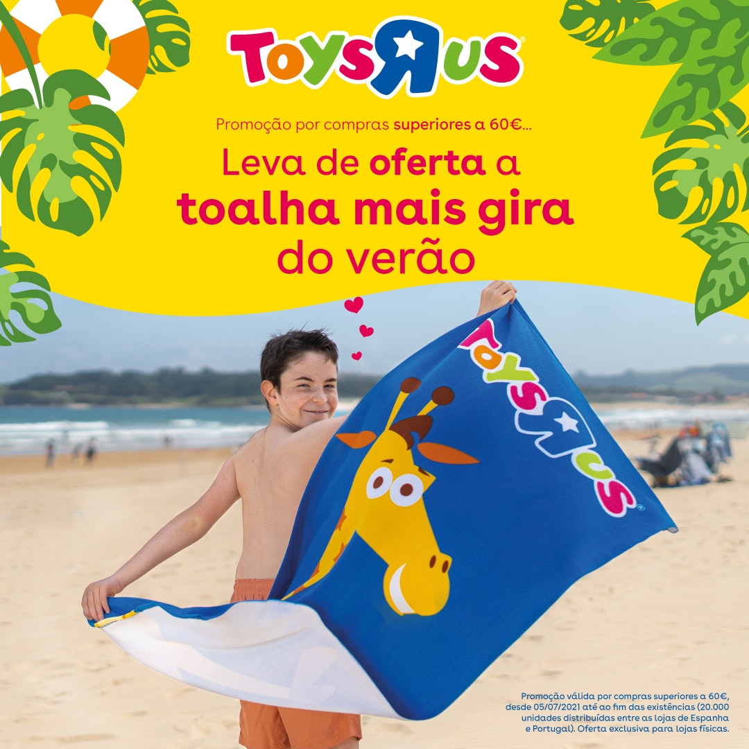 Oferta de toalha de praia em compras superiores a 60€?