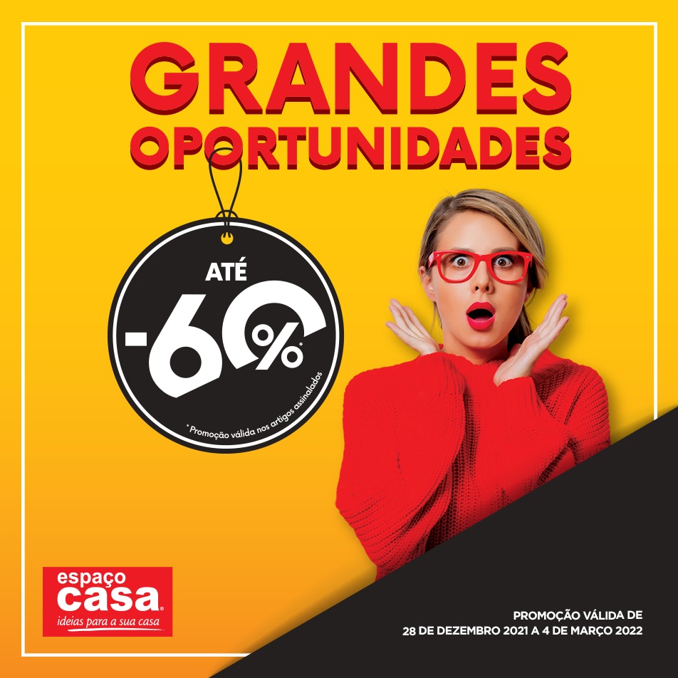 Grandes Oportunidades – até 60% desconto!